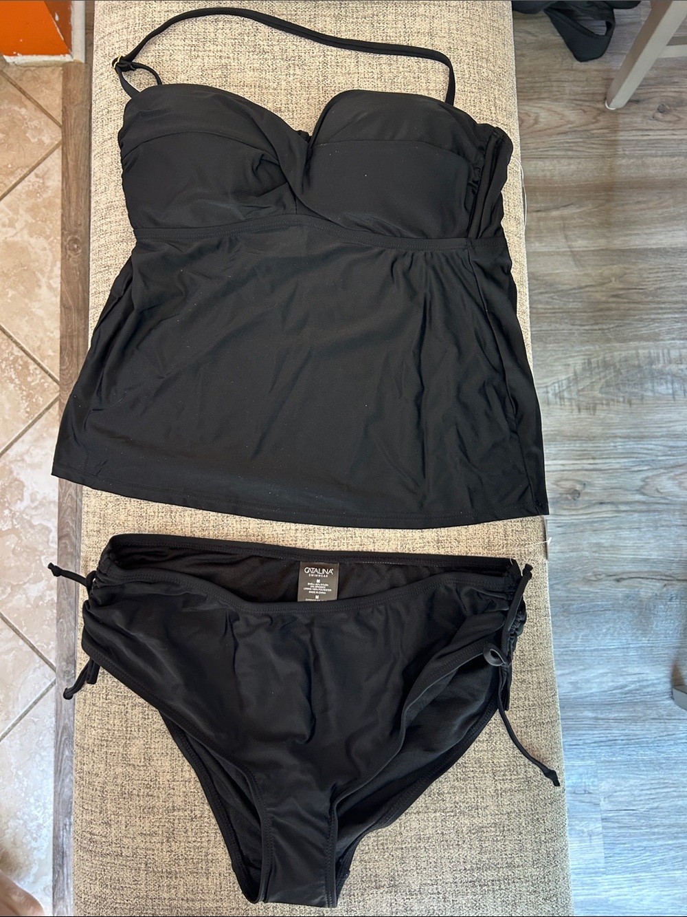 Catalina Black Tankini
